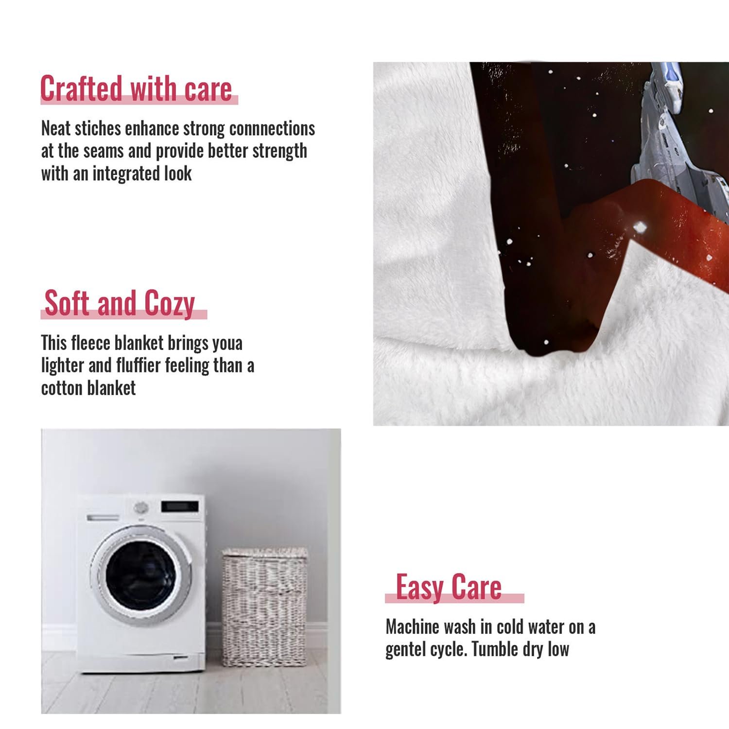 Одеяло YISUMEI Star Voyager Trek Horse Head Мягкое Фланелевое Флисовое одеяло для кровати (150 x 200 см), фото №5 Одеяло YISUMEI Star Voyager Trek Horse Head Мягкое Фланелевое Флисовое одеяло для кровати (150 x 200 см), фото №5