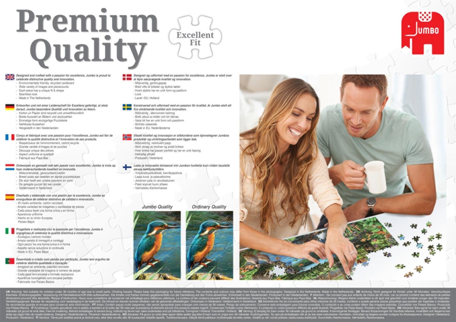 Пазл Jumbo Premium Puzzle Collection Noah's Ark 3000 деталей, фото №5