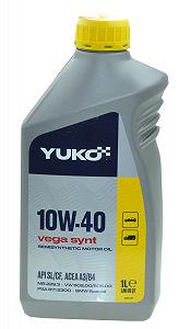 Купити Масло YUKO VEGA SYNT 10W-40 SAE API SL/CF 1L арт.маз270 - Фото 1 Масло YUKO VEGA SYNT 10W-40 SAE API SL/CF 1L арт.маз270 - Фото 1