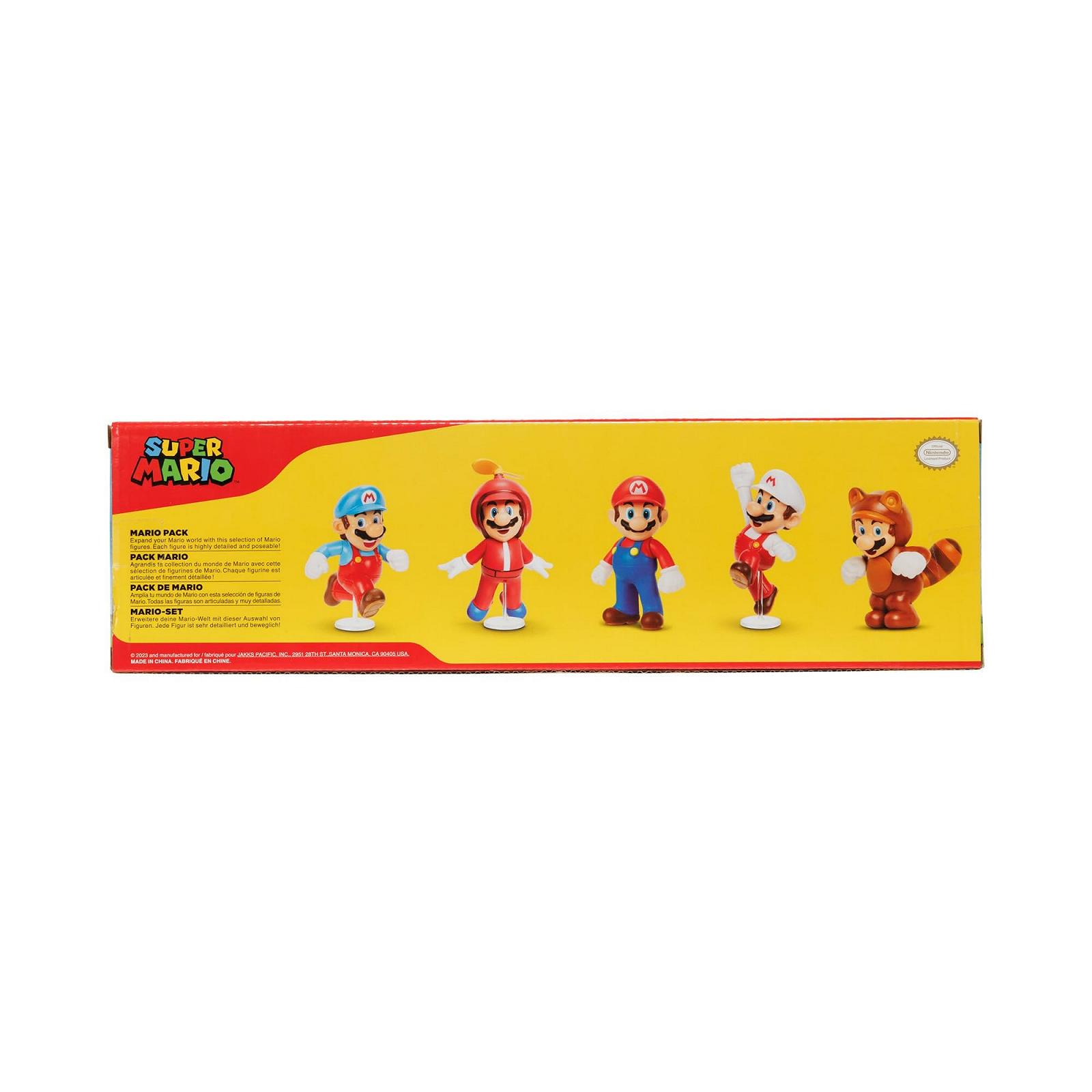 Набір фігурок Super Mario Nintendo, 5 шт., тільки Mario, 6,5 см, фото №4
