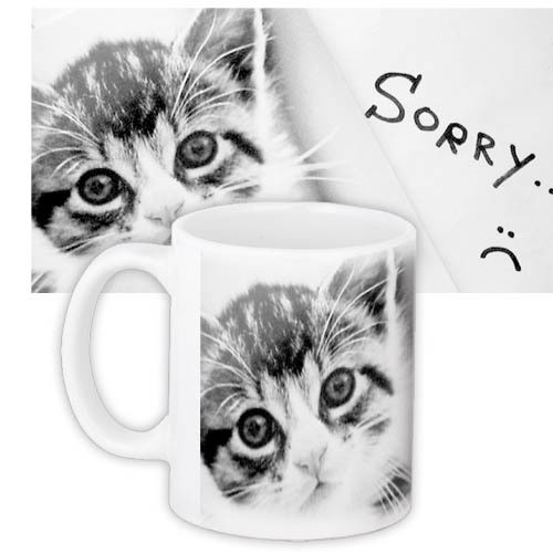 Кружки Presentville с принтом "Sorry" 330 мл  KR_L104, фото №1