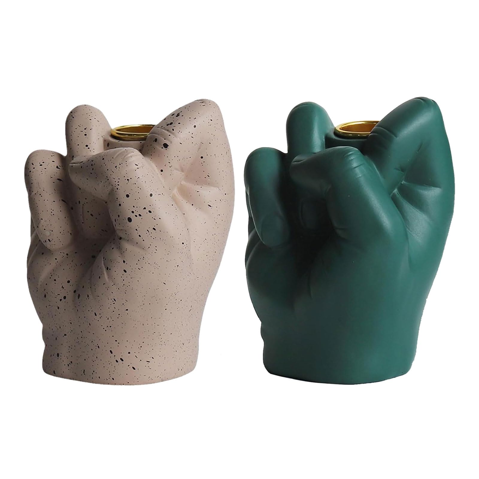 Подсвечник Creative Gesture Shaped Смешные Смешные Подарки Домашний Декор, фото №6