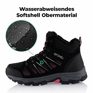 Трекінгові черевики Fusskleidung Утеплені зимові черевики Softshell synthetic.ua - Фото 1