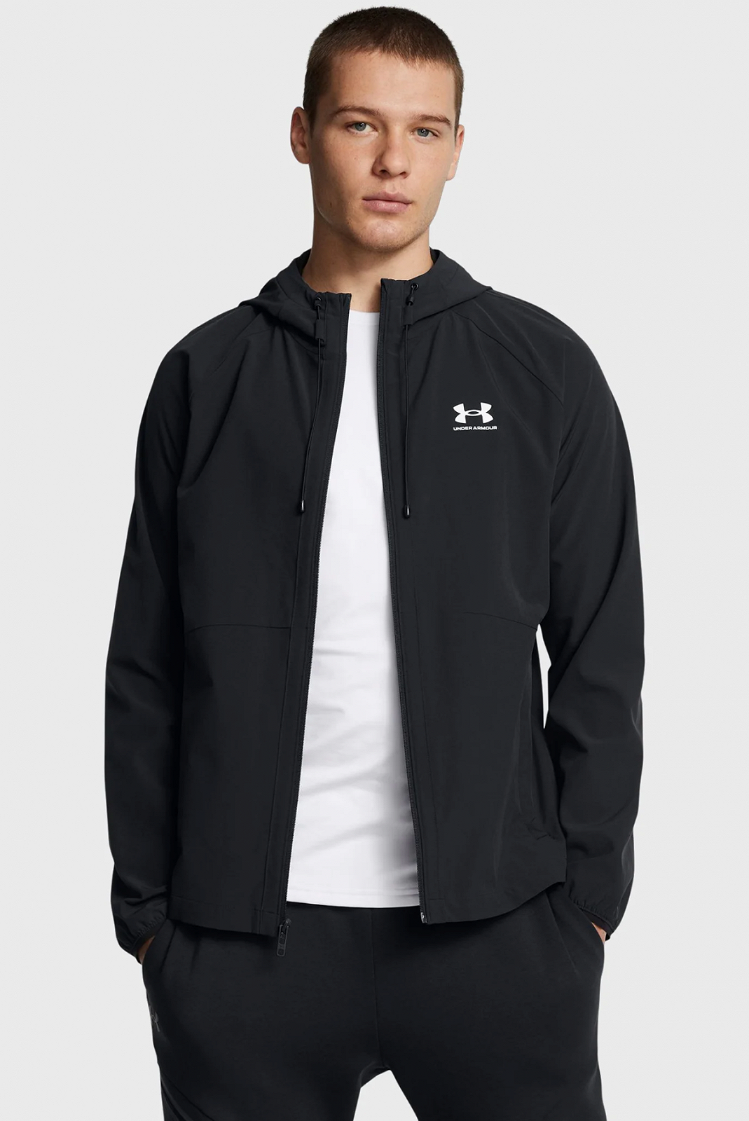 Куртка Under Armour Vibe Woven Jacket Черный S, фото №1