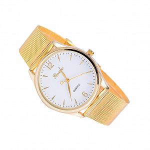 Кварцевые часы WRITWAA с сетчатым ремешком, Кварц - Фото 1