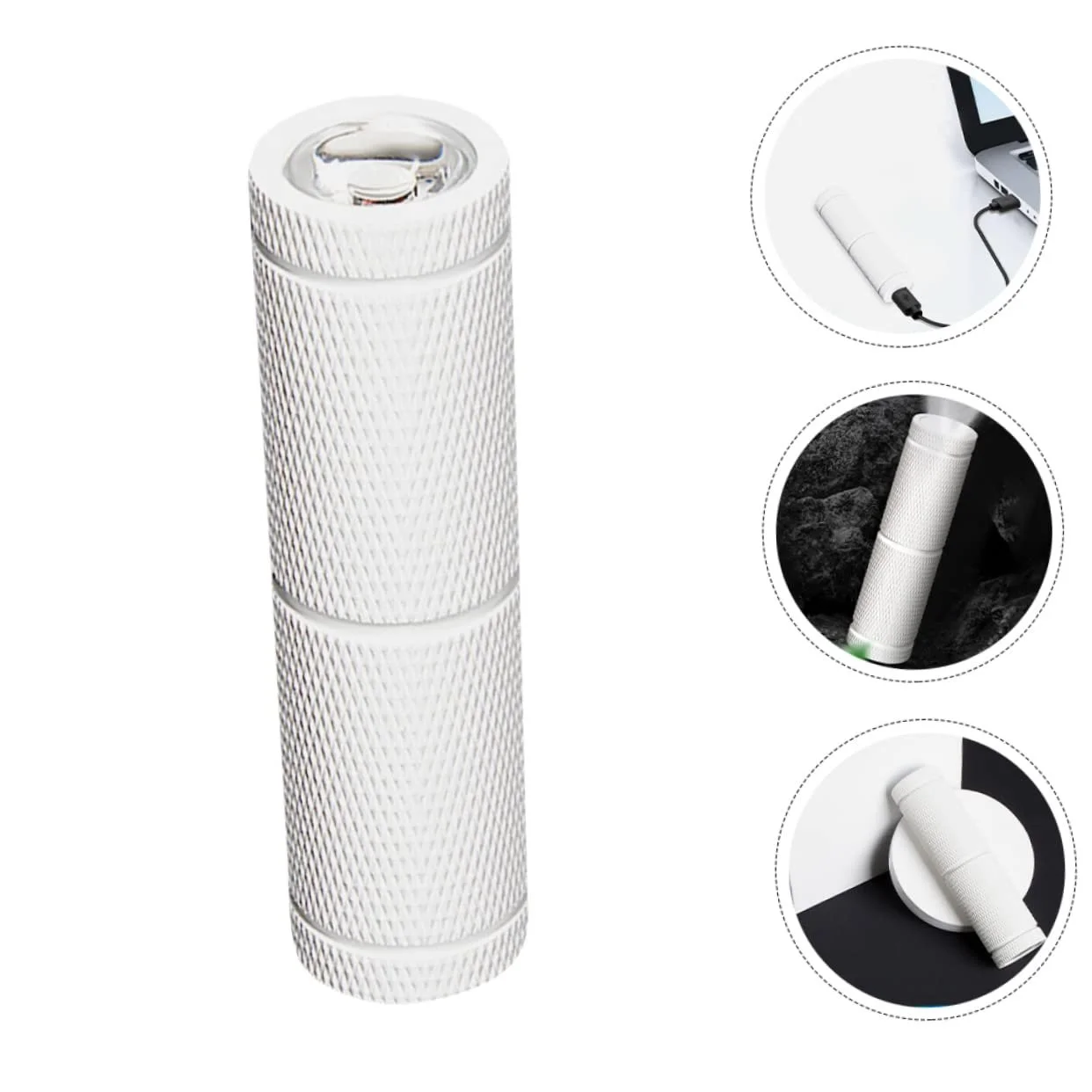 Ліхтар для повідка собаки Luminous Нічний для домашніх тварин для кемпінгу і легкого кріплення Білий, фото №3