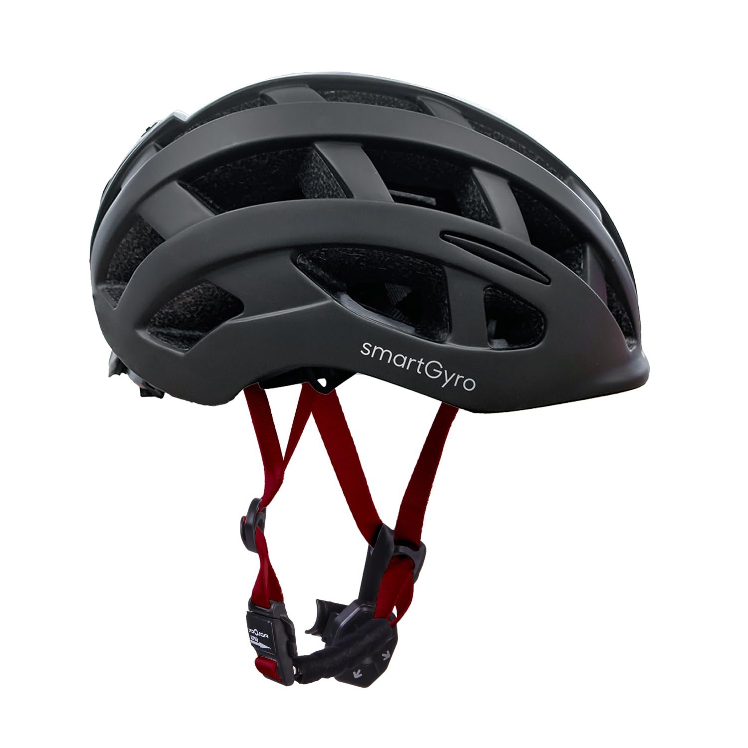 Шлем Smartgyro Urban Черный - M/L, со светодиодным фонарем, фото №1