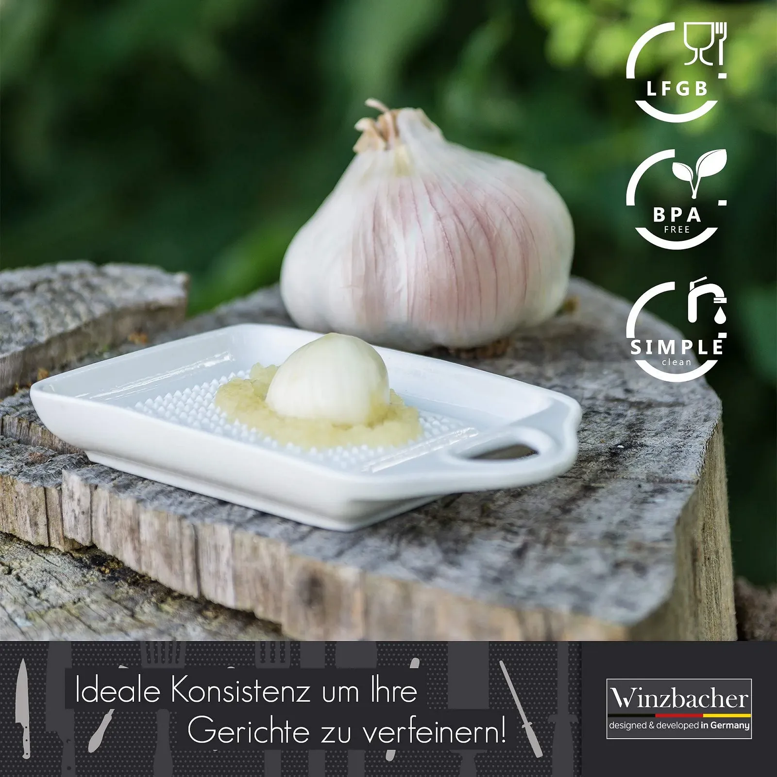 Терка керамічна Original для імбиру, Ideal для імбиру, куркуми та часнику, фото №5