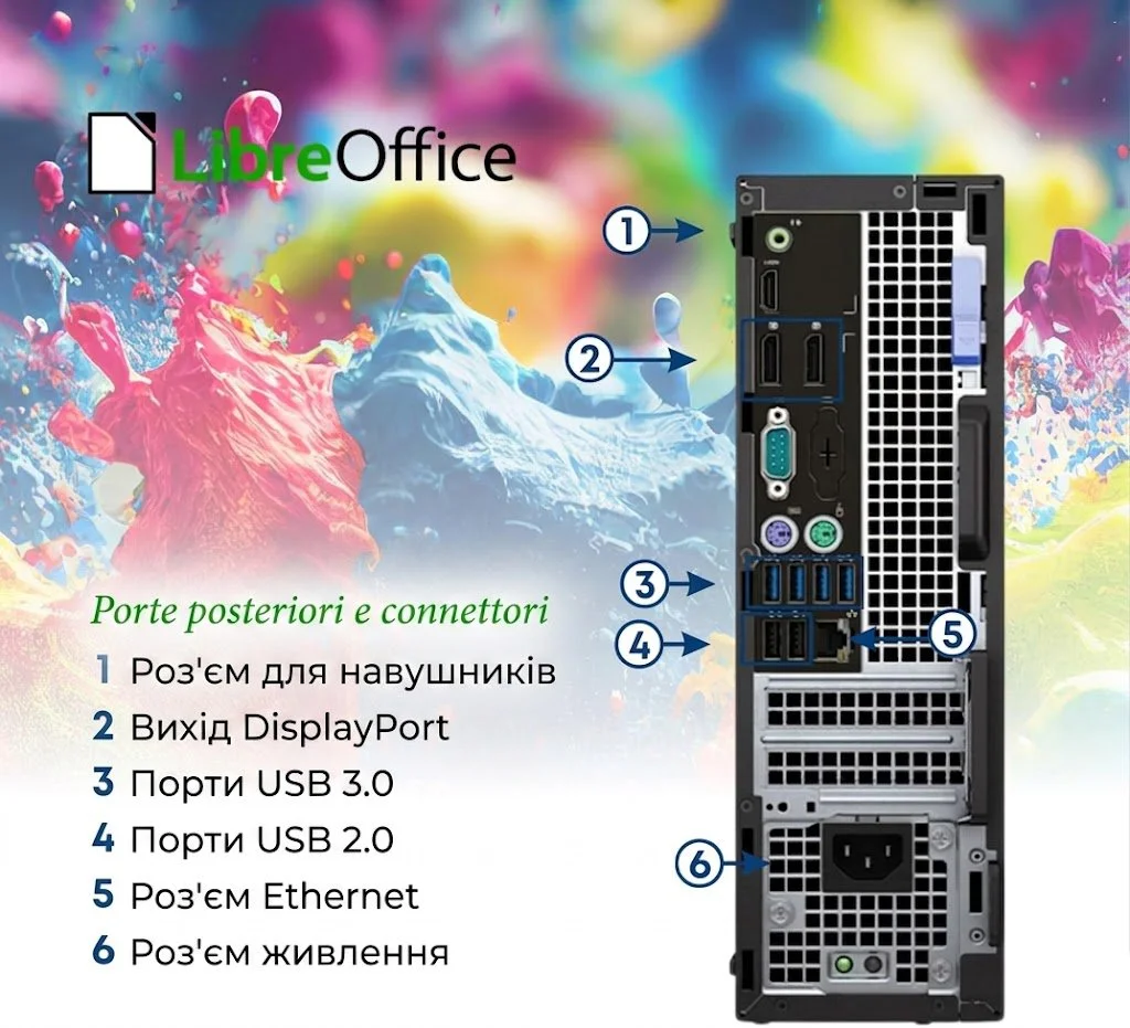 Комп’ютер Dell OptiPlex 7040 SFF / Intel Core i5-6600 / RAM 16GB / SSD 512GB / Intel HD Graphics 530 / 2 x DisplayPort / HDMI / LAN / Windows 10 / Чорний, фото №3