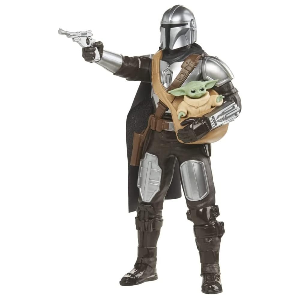 Ігрова Фігурка Star Wars Galactic Action The Mandalorian & Grogu Інтерактивні Електронні Фігурки 30 см, фото №4