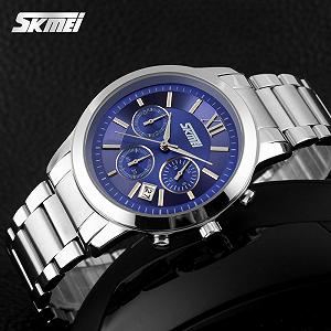 Годинник Skmei 9097BU Синій synthetic.ua - Фото 1