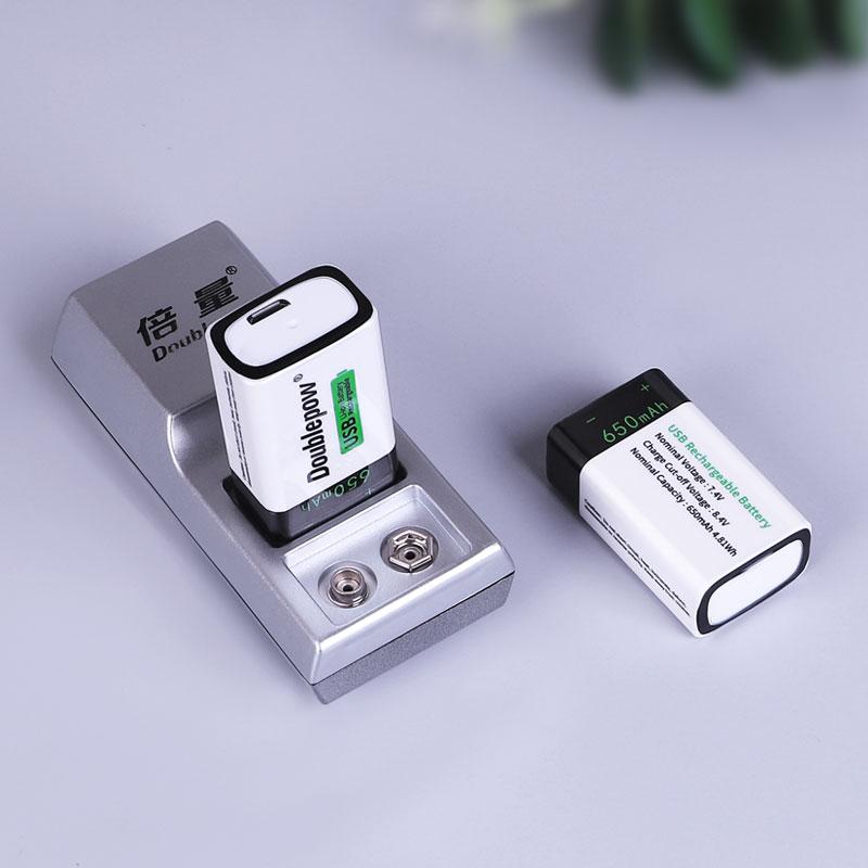 Аккумулятор крона 9v 650 mAh с USB ЮСБ в металлоискатель gp pointer md4030 для поинтера, фото №5