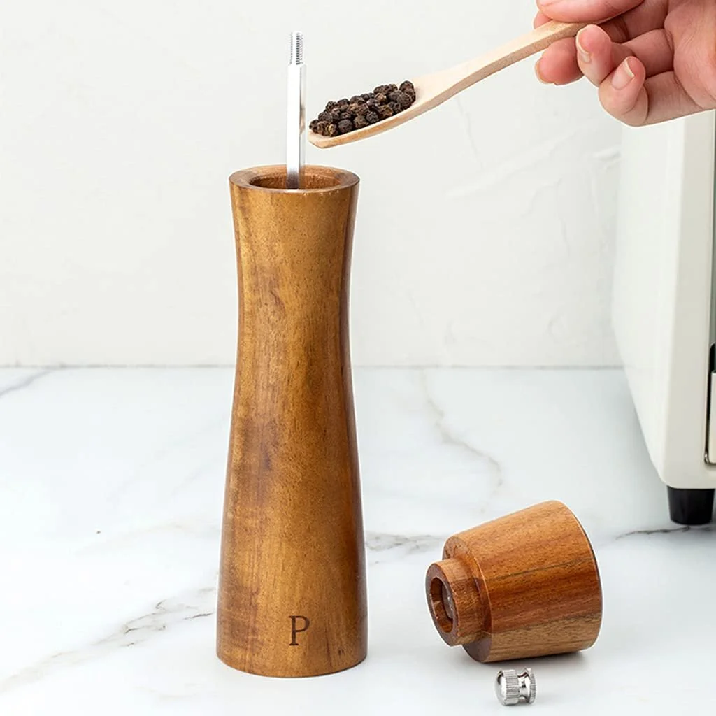 Ручная Мельница для специй Деревянная Многофункциональная с регулируемой грубостью, фото №3