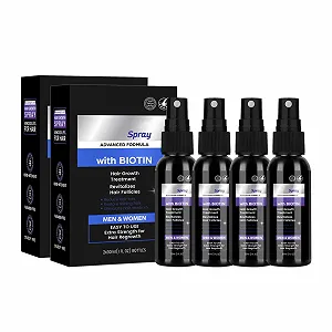 Купить Спрей Сыворотка для роста волос для женщин и мужчин, сыворотка для волос 5% с биотином и ниацинамидом, уменьшает выпадение волос, способствует росту волос и бороды, для всех типов волос (120 мл) - Фото 1 Спрей Сыворотка для роста волос для женщин и мужчин, сыворотка для волос 5% с биотином и ниацинамидом, уменьшает выпадение волос, способствует росту волос и бороды, для всех типов волос (120 мл) - Фото 1