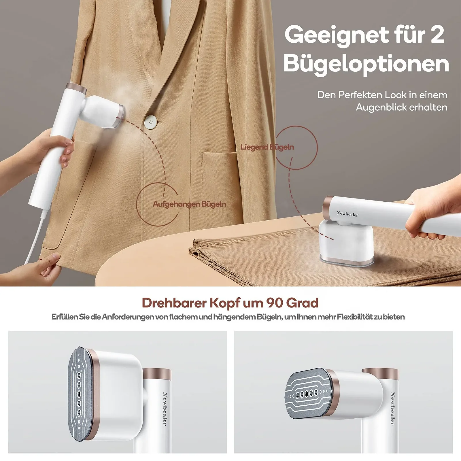 Отпариватель Newbealer 1200 Вт 120 мл, фото №3