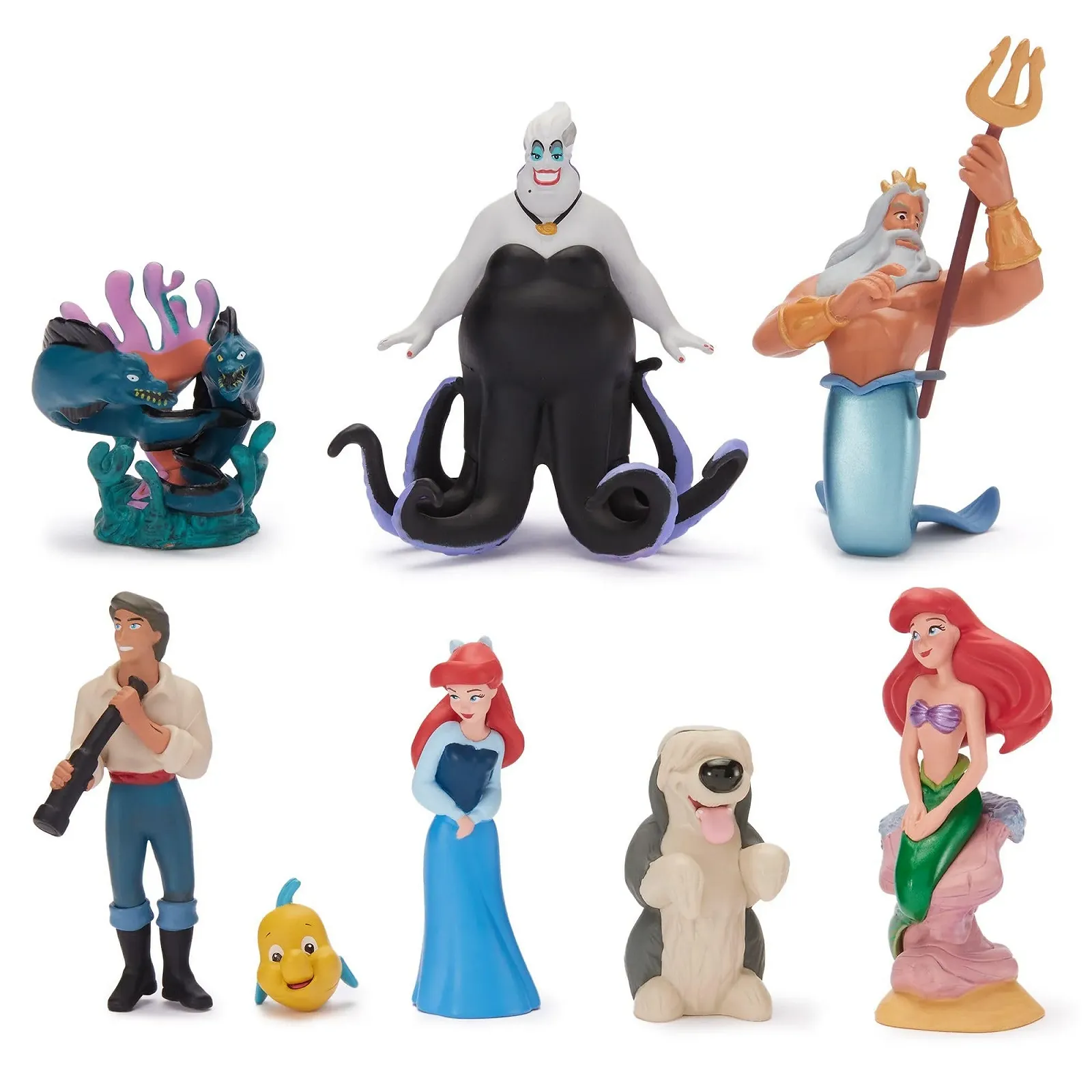 Набор игровых фигурок Disney Store Ariel, the Mermaid 8 игрушек, фото №1