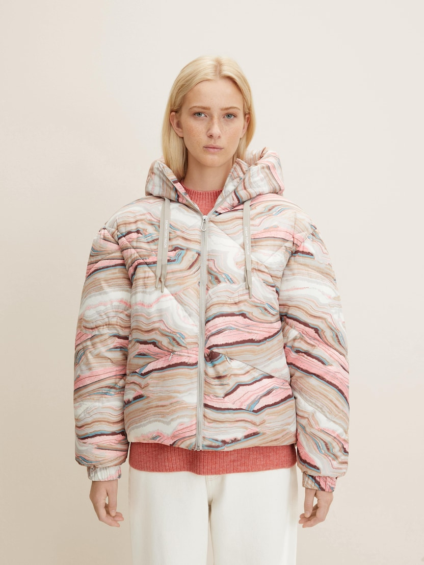 Куртка modern short puffer jacket 1032686-30243 Tom Tailor Бежевий M, фото №1