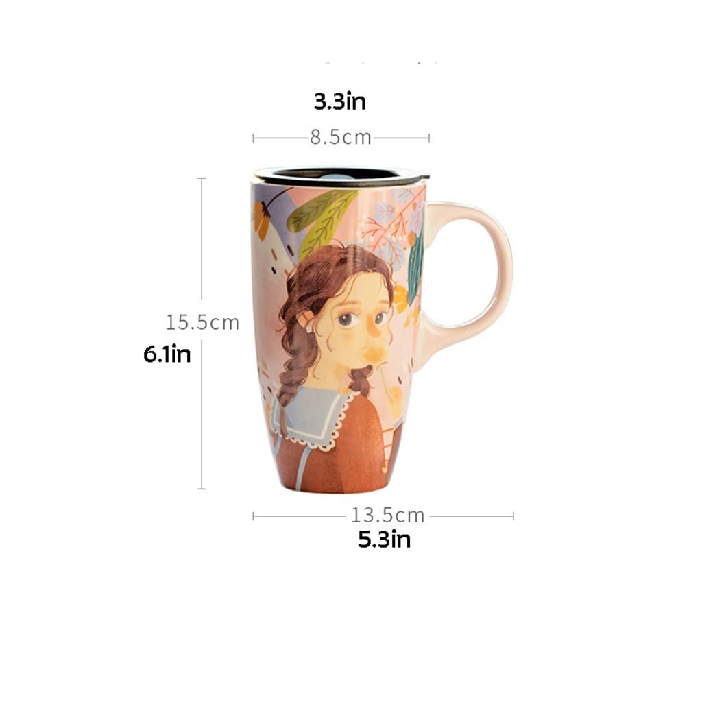 Кухоль Керамічний Великої Місткості, Розписаний Вручну, Офісна Чашка, фото №2