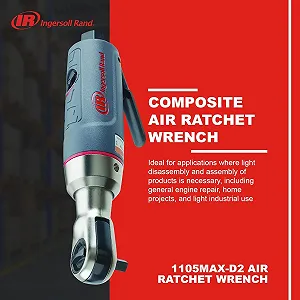 Пневматичний тріскачковий ключ Ingersoll Rand 1105MAX-D2 / 1/4" / Сірий ціна на synthetic.ua - Фото 1 Пневматичний тріскачковий ключ Ingersoll Rand 1105MAX-D2 / 1/4" / Сірий synthetic.ua - Фото 1