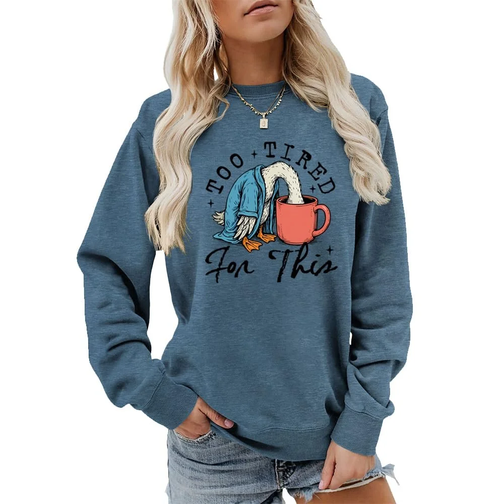 Толстовка MLZHAN Too Tired For This Жіноча, фото №1