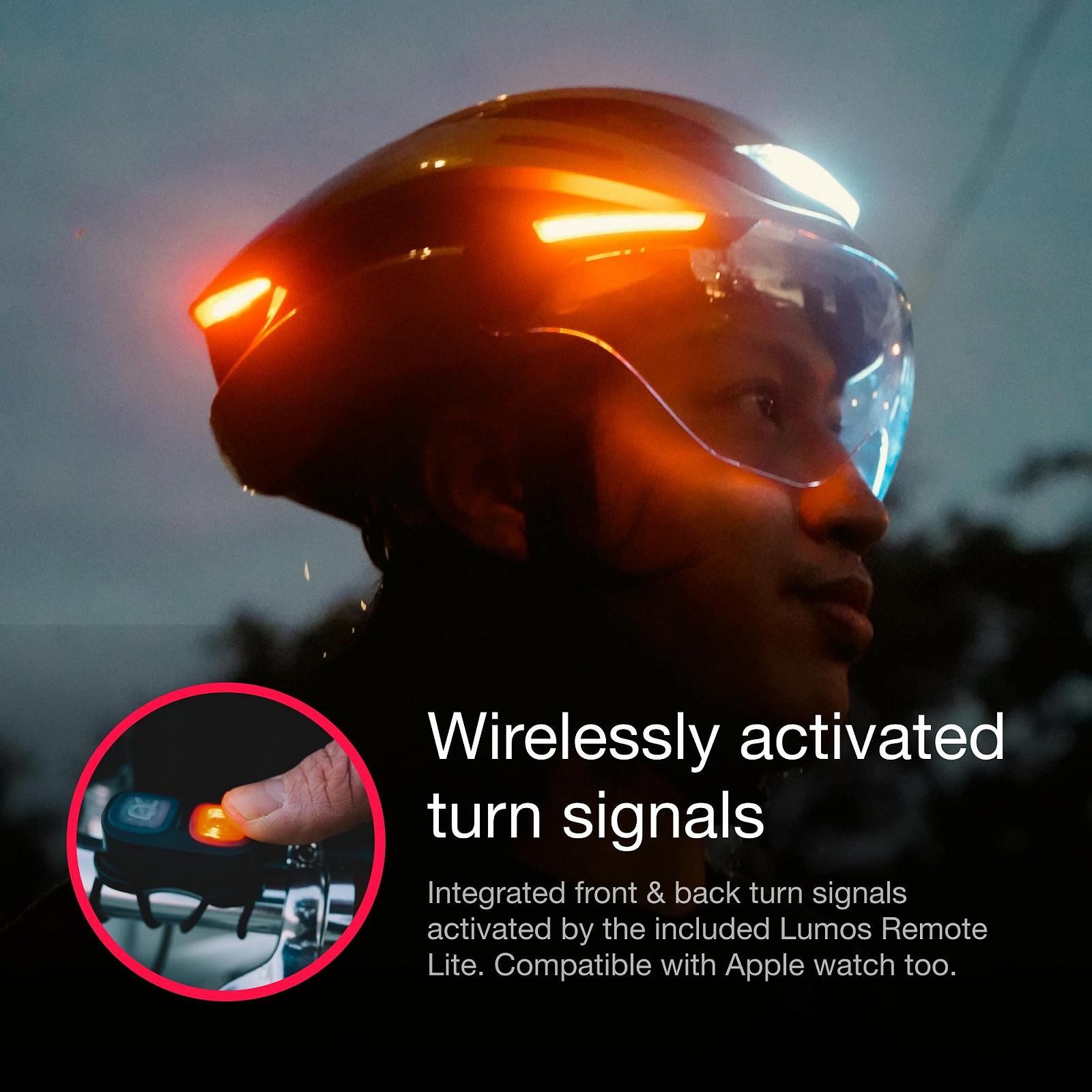 Шолом Lumos Ultra E-Bike Smart з передніми та задніми LED-ліхтарями, висувним щитком, керуванням через додаток для дорослих, фото №3