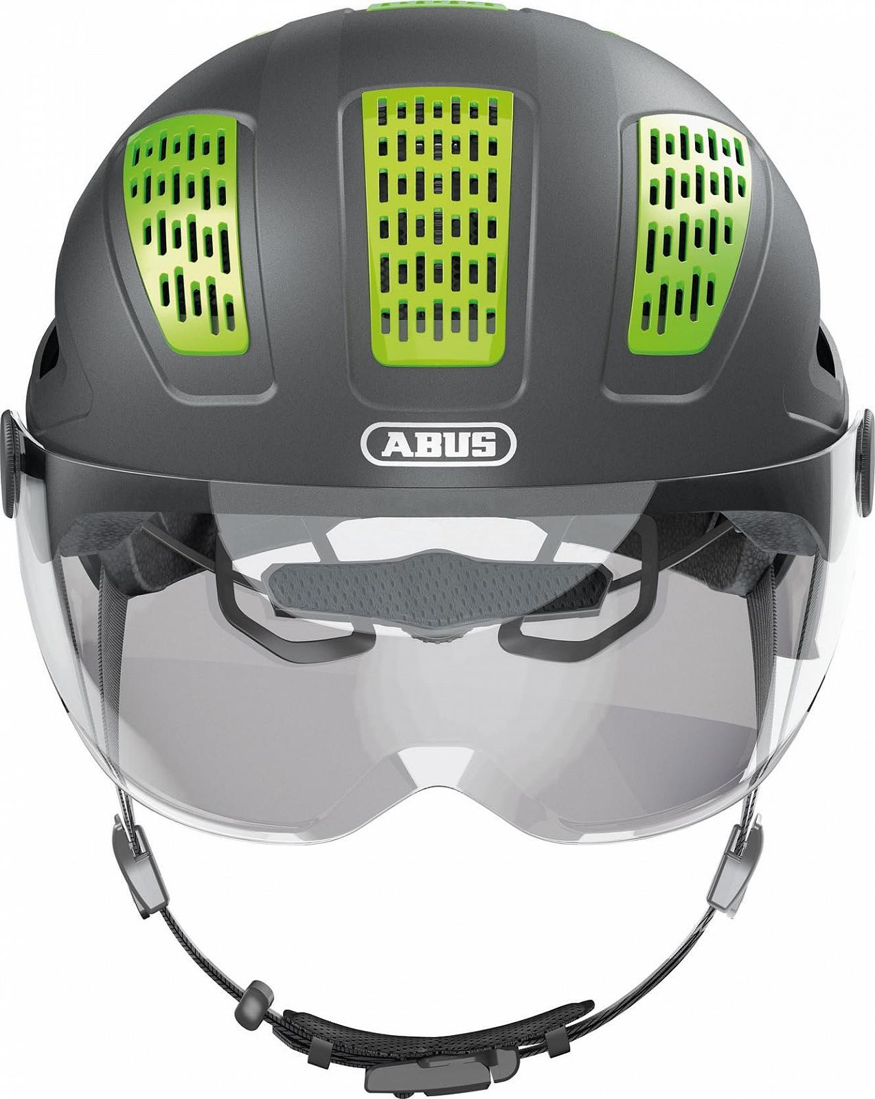 Шлем ABUS Hyban 2.0 ACE Городской, с наушниками Pedelec 2.0, сменные накладки, зимний комплект, черный, фото №3