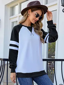 Женский Свитшот Abtel Цветной Блок Длинный Рукав synthetic.ua - Фото 1