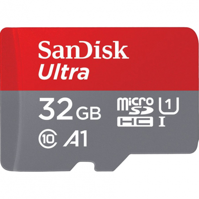 Карта памяти Sandisk 32GB microSDHC Class 10 UHS-I A1 Ultra SDSQUA4-032G-GN6MN, фото №1