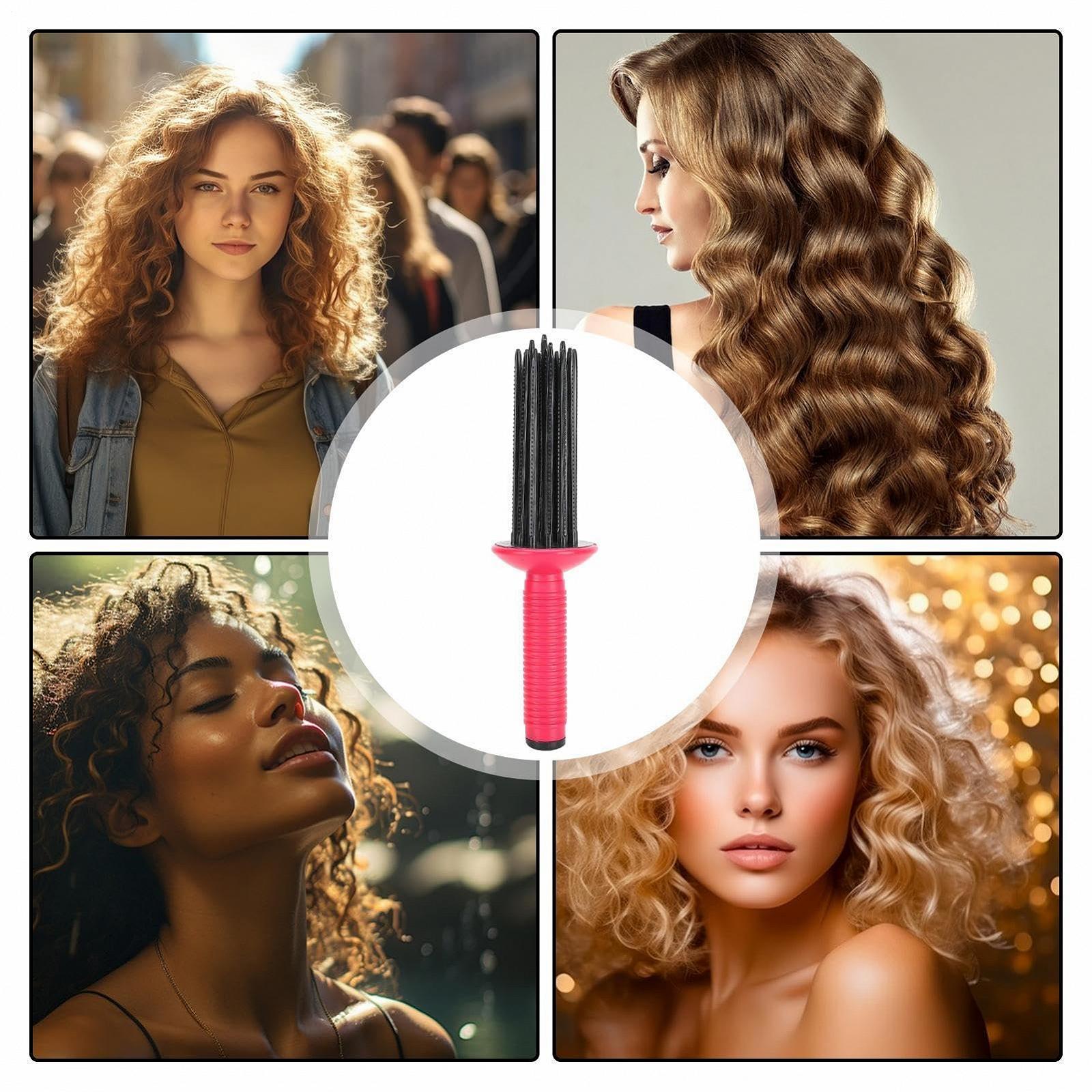 Щетка-гребень для завивки Curling Roll Comb для объема, подъема и фиксации локонов, фото №5 Щетка-гребень для завивки Curling Roll Comb для объема, подъема и фиксации локонов, фото №5