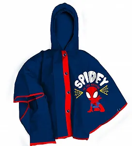 Дощовий плащ-пончо Coriex Spider-Man Людина-павук Водонепроникний Вітрозахисний - Фото 1