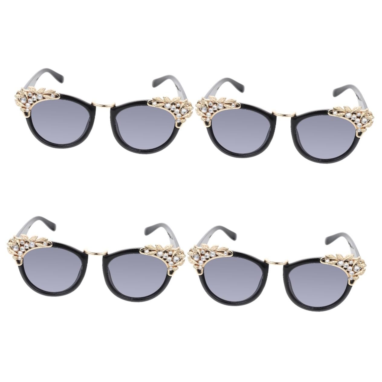 Сонцезахисні окуляри PACKOVE Діамантові Ретро Метал, фото №1