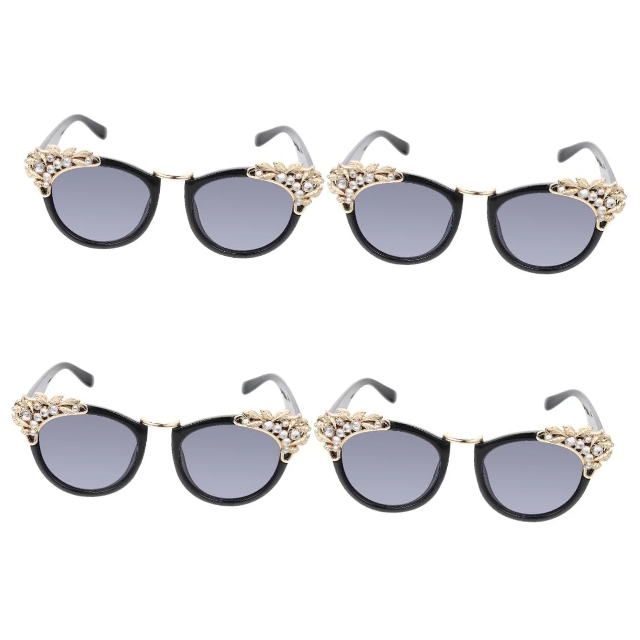 Сонцезахисні окуляри PACKOVE Діамантові Ретро Метал, фото №1