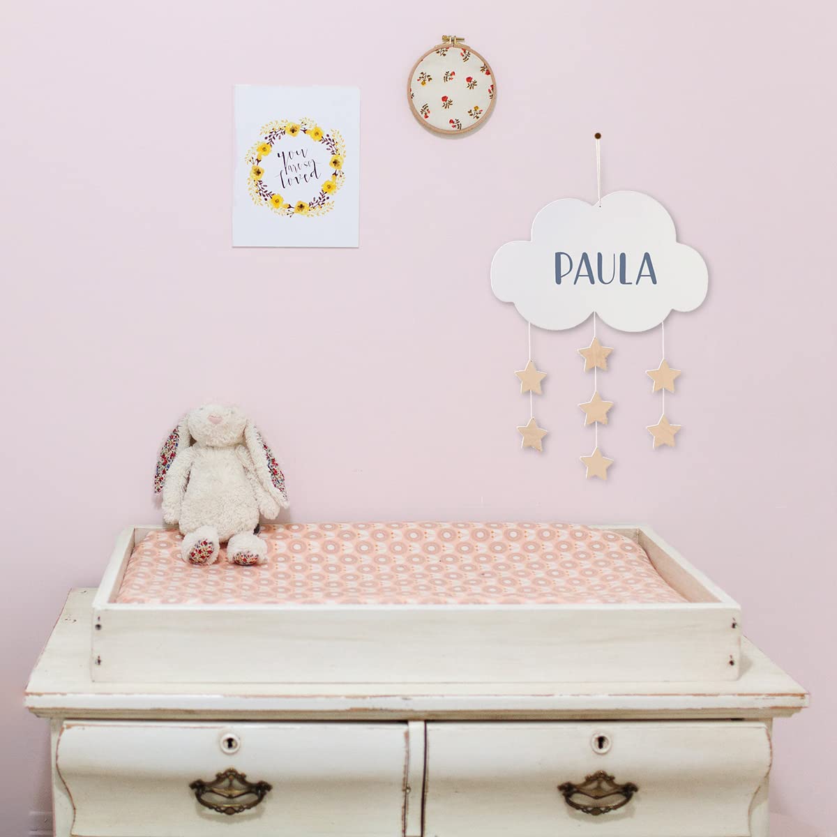 Мобіль JaBaDaBaDo Cloud зірки дерев'яний персоналізований, фото №4