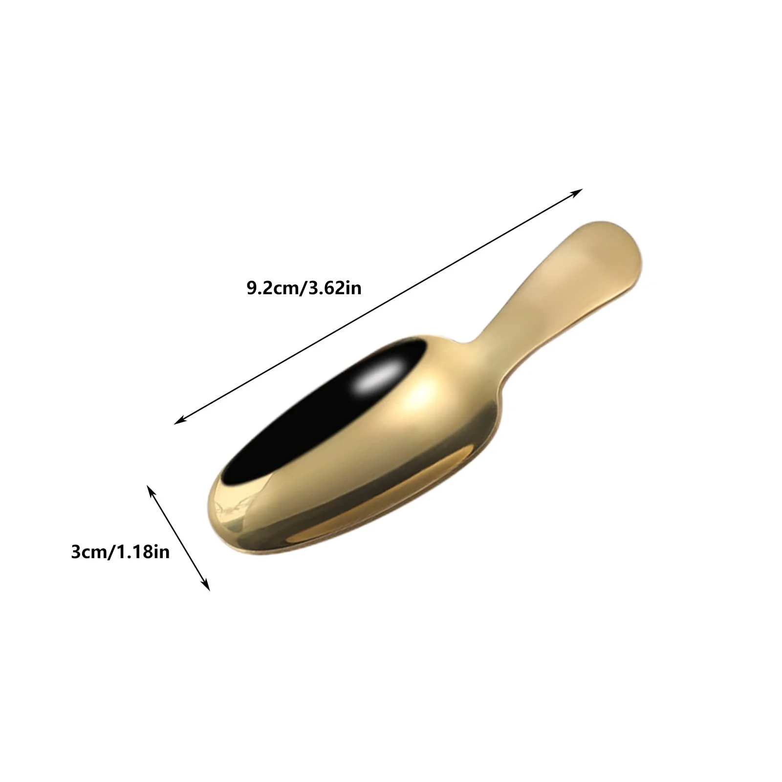 Набор из 4 золотых ложек из нержавеющей стали, мини-ложки для десерта, чайная ложка, кофейная ложка, золотая ложка для мороженого, мини-ложка для специй, кофейная лопатка для соли, сахара, специй, рождественские детские столовые приборы, фото №2
