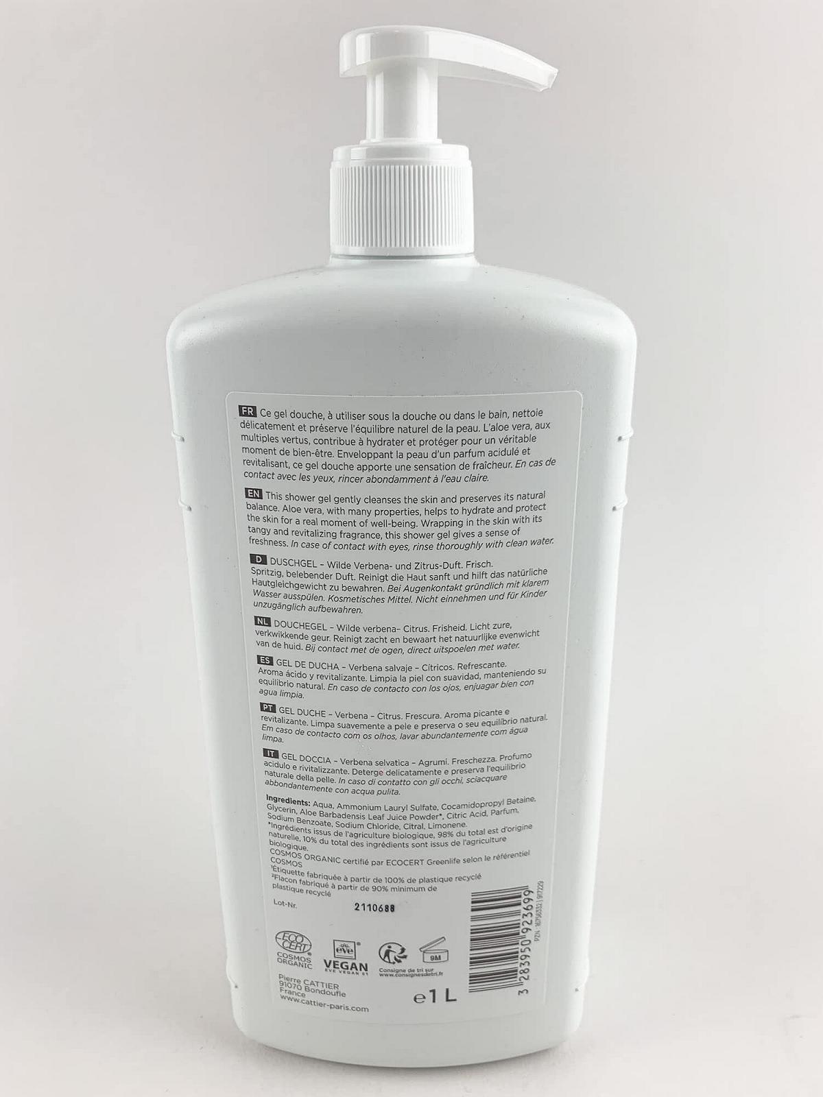 Гель для душу CATTIER Paris Matcha Tea & Yuzu сімейний розмір з дозатором, фото №3