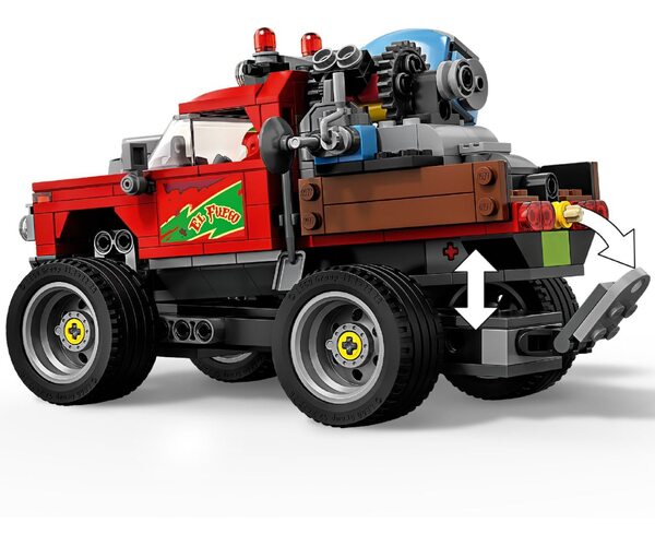 Дизайнер LEGO Hidden Side Трикутний вантажівка Ел-Фуего 70421, фото №4