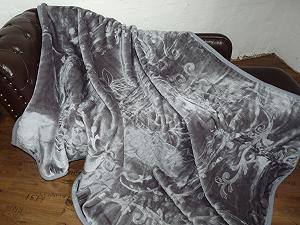 Покривало Сірий 160 x 200 см - Фото 1