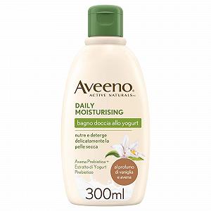 Гель для душу Aveeno Yoghurt Daily Moisturising з ароматом ванілі та вівса для нормальної, сухої та чутливої шкіри 300 мл - Фото 1