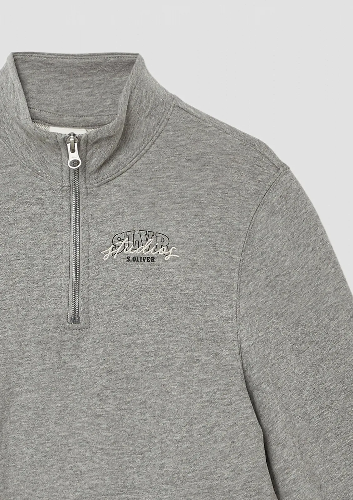 Укорочений світшот на блискавці s.Oliver для дівчат зі стійкою, фото №7