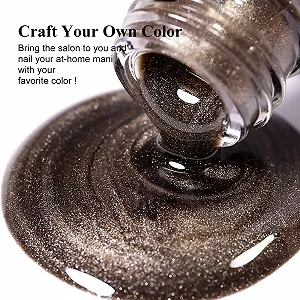 Гель-лак Imtiti Кошачий глаз Лунный свет 15 мл, телесный, янтарный, светло-коричневый, с блестками и магнитной палочкой для дизайна ногтей, 1 шт synthetic.ua - Фото 1