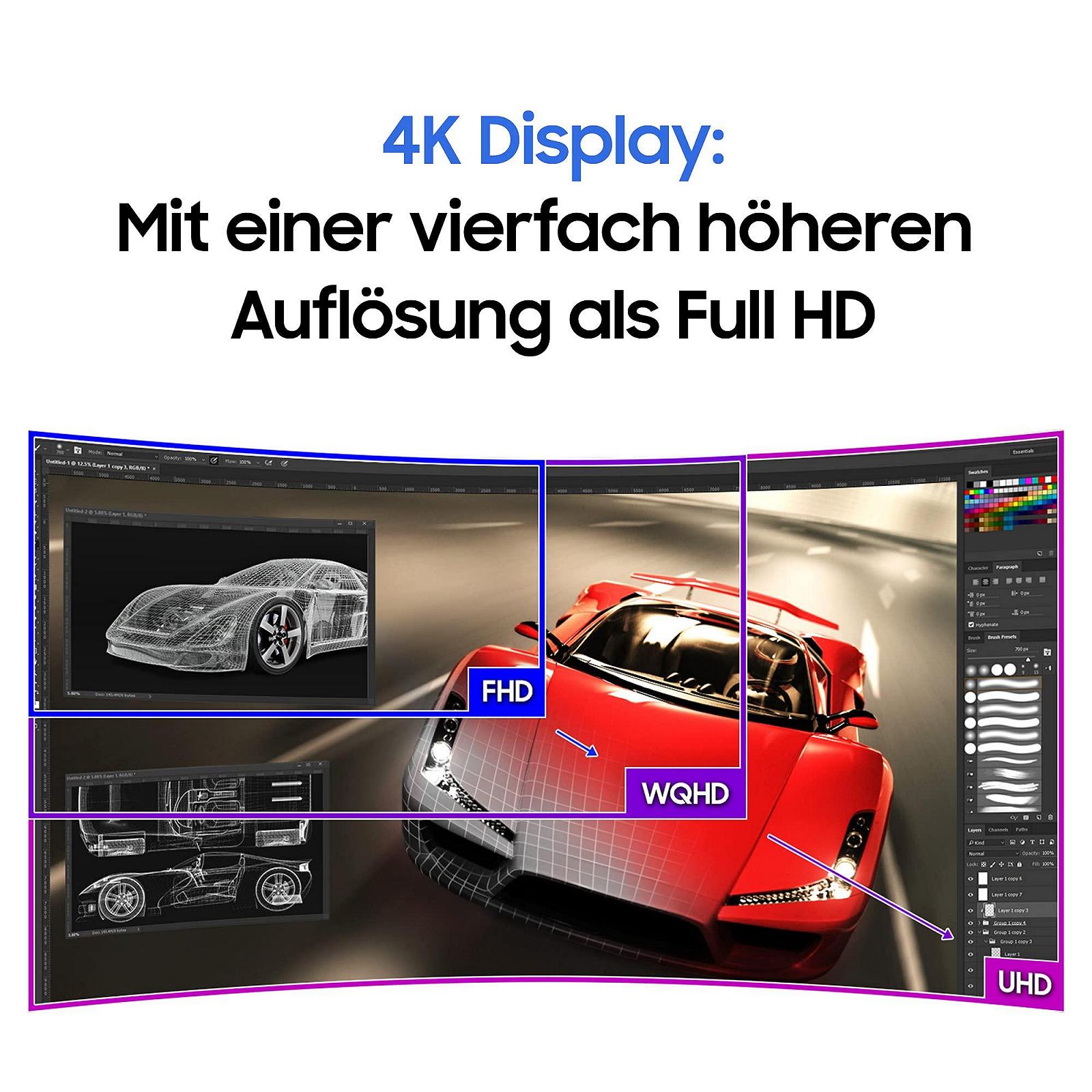 Монитор Samsung U32R590CWP UHD Curved 32 дюйма VA панель 4K UHD разрешение Время отклика 4 мс Частота обновления 60 Гц Flicker Free Режим защиты зрения, фото №5