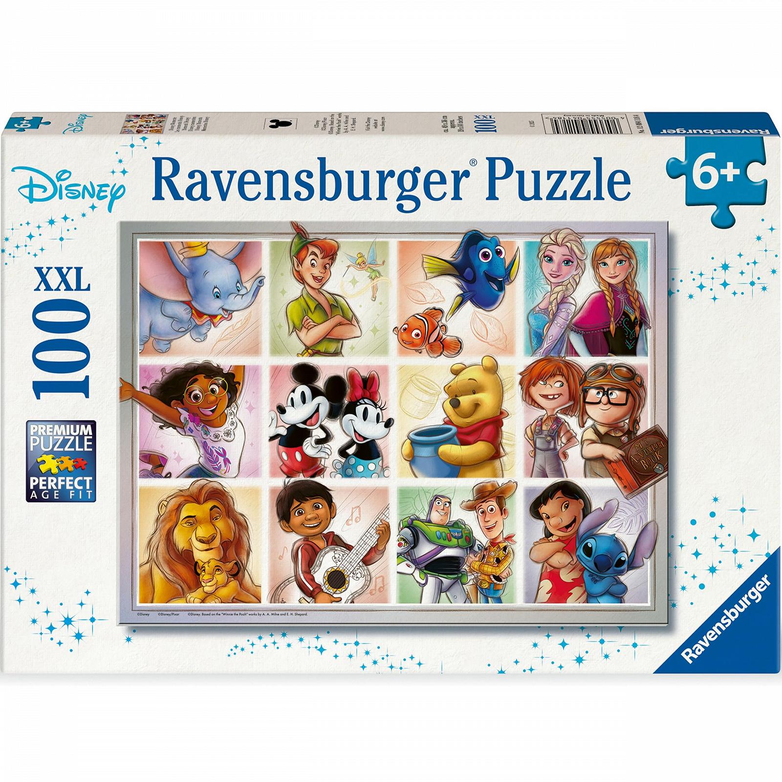 Дитячий пазл Ravensburger Disney Multicharacter 12004118 100 деталей XXL від 6 років, фото №1