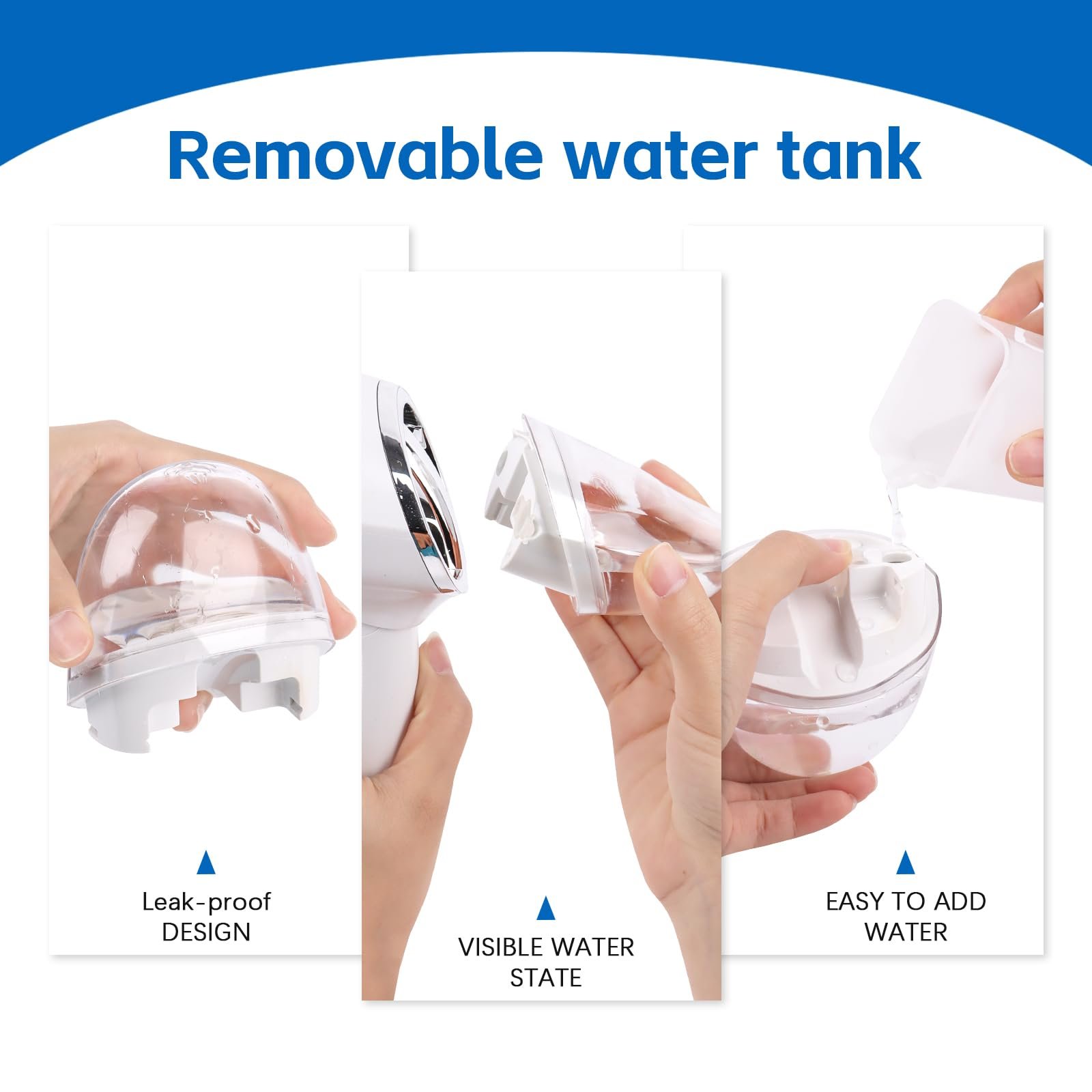 Портативный складной отпариватель 1000 W 100 мл, фото №6