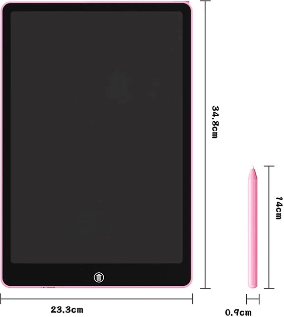 Планшет графический Psheko Writing Tablet 16 Pink 050643, фото №3
