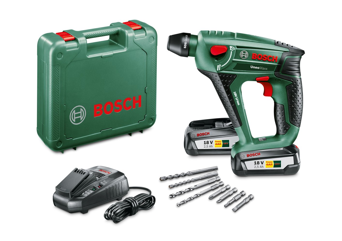 Перфоратор Bosch Uneo Maxx беспроводной Эксперт, фото №2 Перфоратор Bosch Uneo Maxx беспроводной Эксперт, фото №2