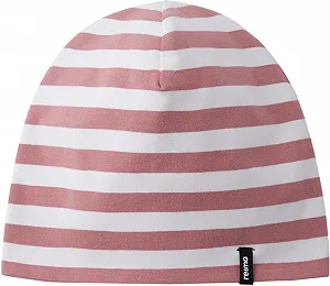Шапка Reima Tanssi Детская Красно-белая, Обхват головы 56-58 см - Фото 1