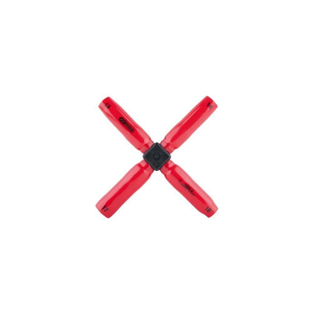 Хрестоподібний ключ KS TOOLS 117.1720 ізольований 17x19x22 mm x 1/2", фото №1