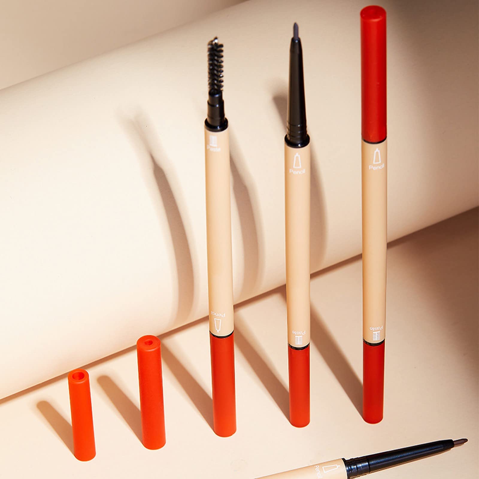 Карандаш для бровей Freckles Set Двусторонний Ультратонкий со щеточкой Цвет, C, фото №4