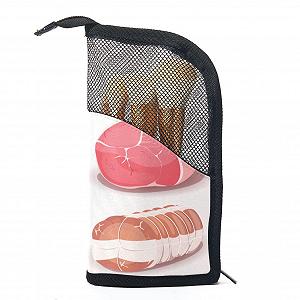 Набір пензлів Essen Chery Fleisch 12 шт. з косметичкою, рожевий - Фото 1