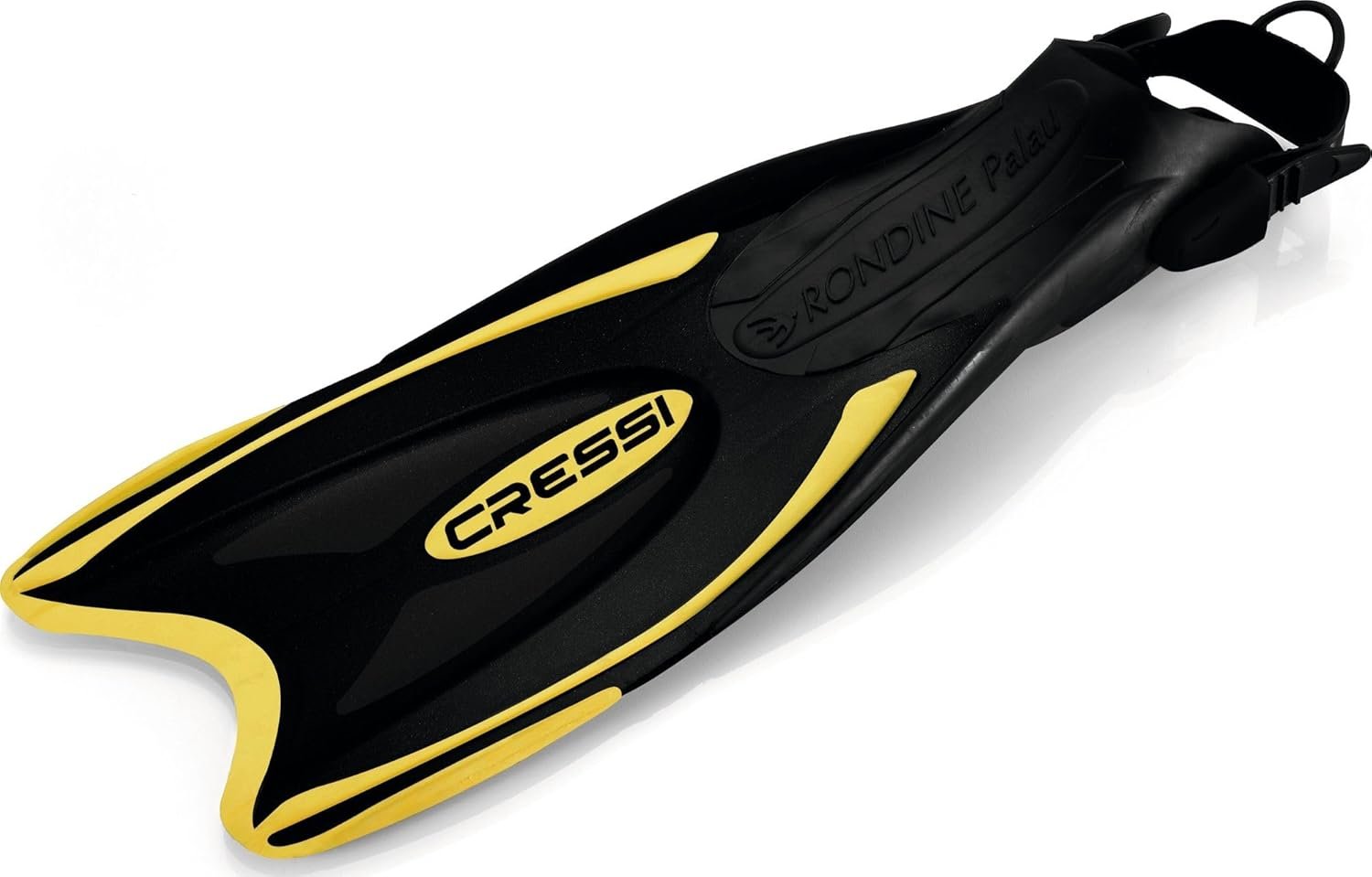 Ласти для снорклінгу Cressi Palau Black/Yellow, фото №5